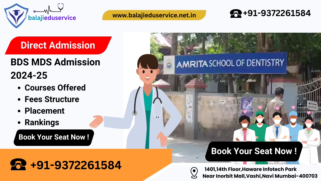 9372261584@Amrita School of Dentistry Kochi : BDS MDS Admission 2024-25, Courses Offered, Fees Structure, Placement, Rankings